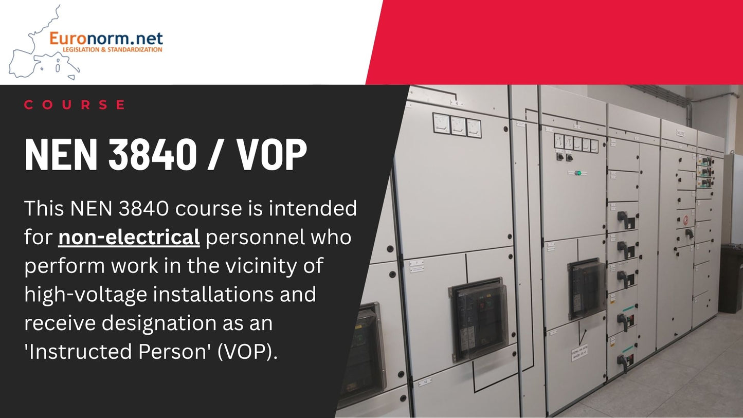 Course NEN 3840 VOP industrial