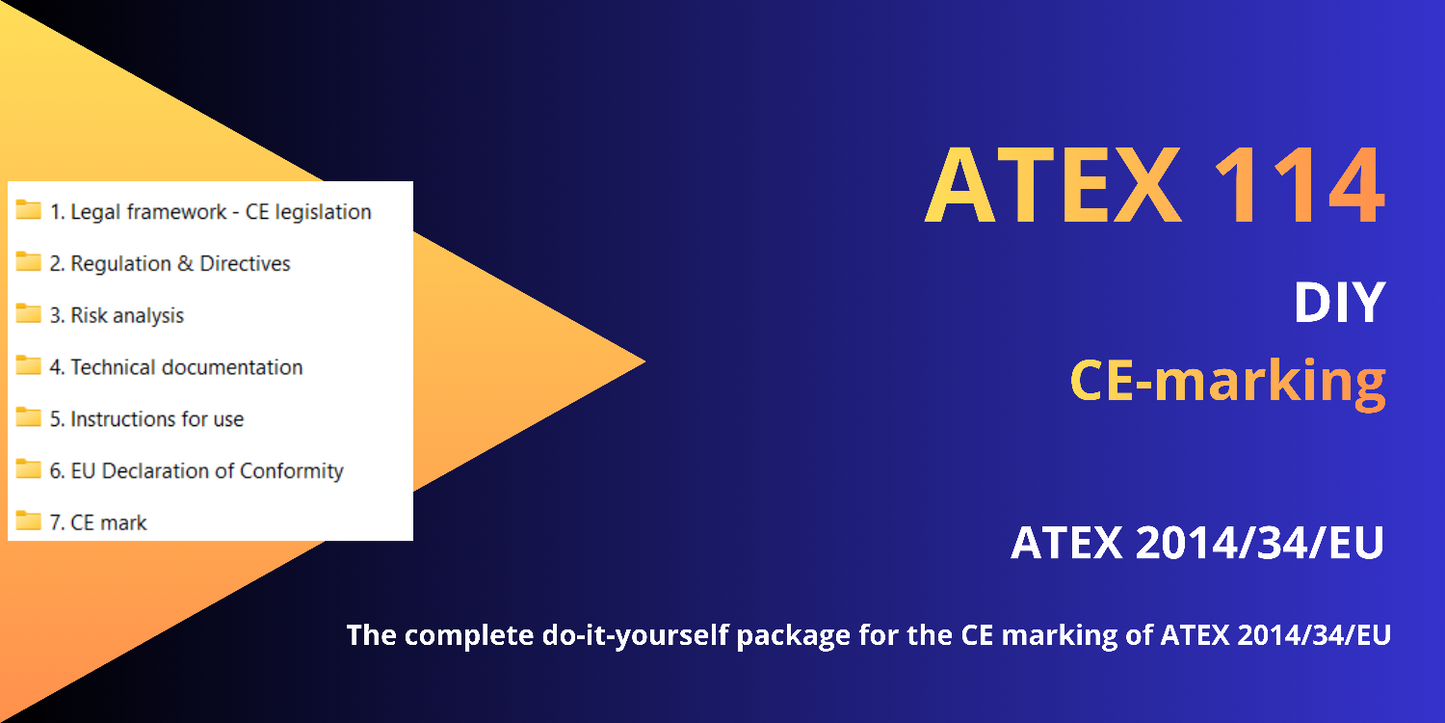 DIY package for ce-marking of ATEX 114 products