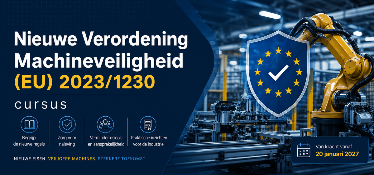 Cursus Nieuwe Machineverordening EU 2023/1230 | Nederlands