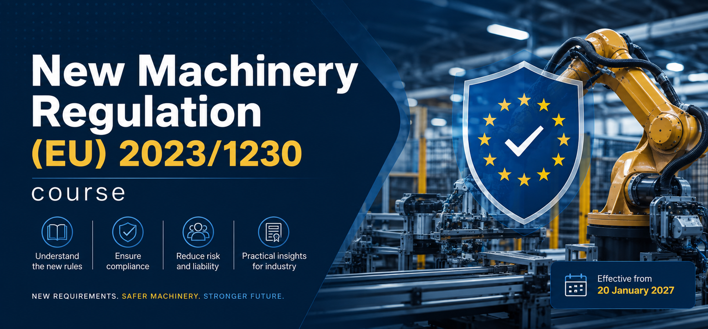 Machinery Regulation EU 2023/1230 course