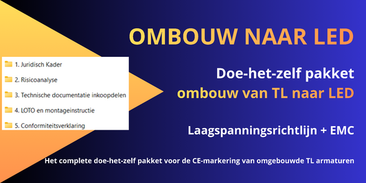 DIY CE dossier voor ombouw van TL naar LED