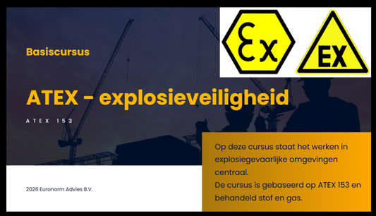 Basiscursus ATEX 153 – Explosieveiligheid (Online met Certificaat)