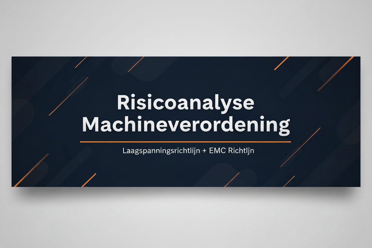 Machine Risicoanalyse Risicoanalyse Machineverordening, EMC & LVD | EU 2023/1230, 2014/30/EU ...