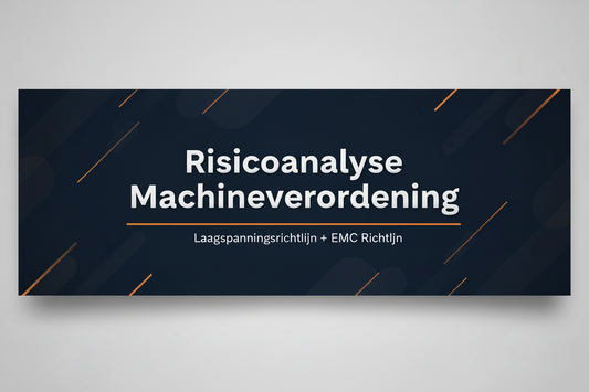 Risicoanalyse Machineverordening banner met subtitel